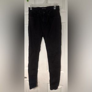Zara Black High-Rise Skinny Jeans